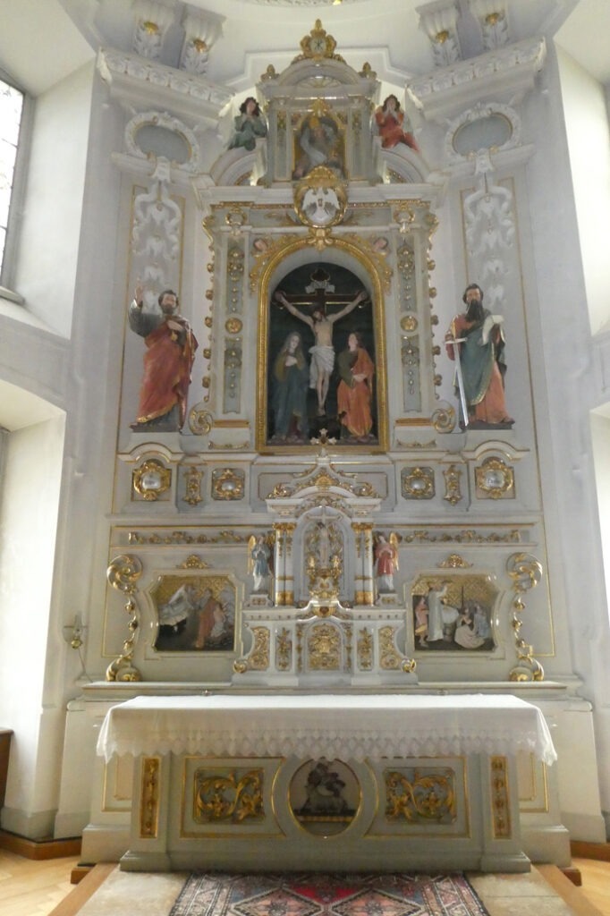 Zukünftiger Hochaltar der Kirche aus dem Kloster Zizers
