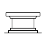 Altarplatte und Sockel